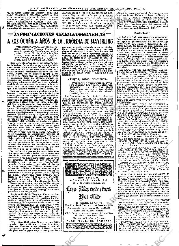 ABC MADRID 22-12-1968 página 96