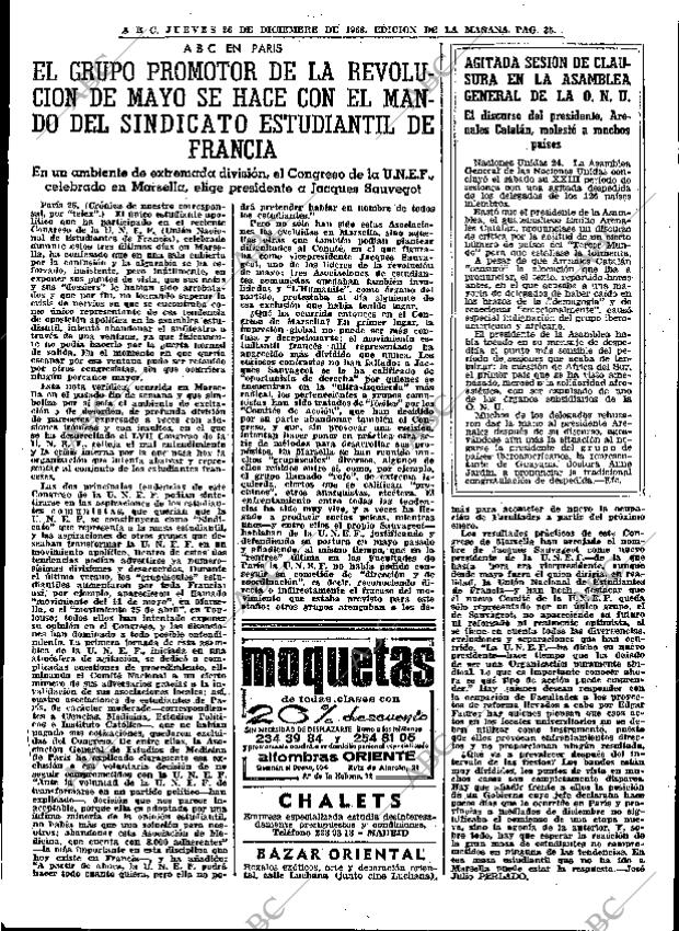 ABC MADRID 26-12-1968 página 57