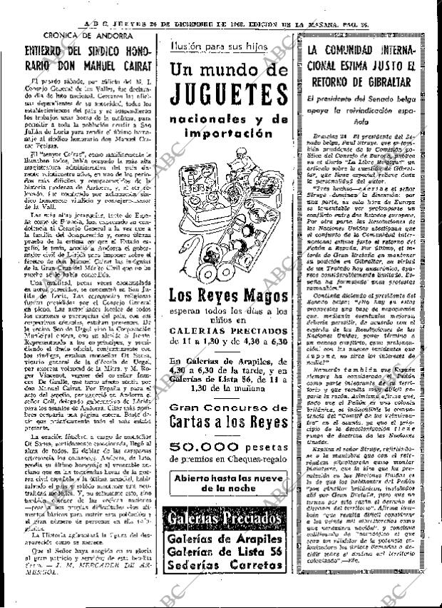 ABC MADRID 26-12-1968 página 58