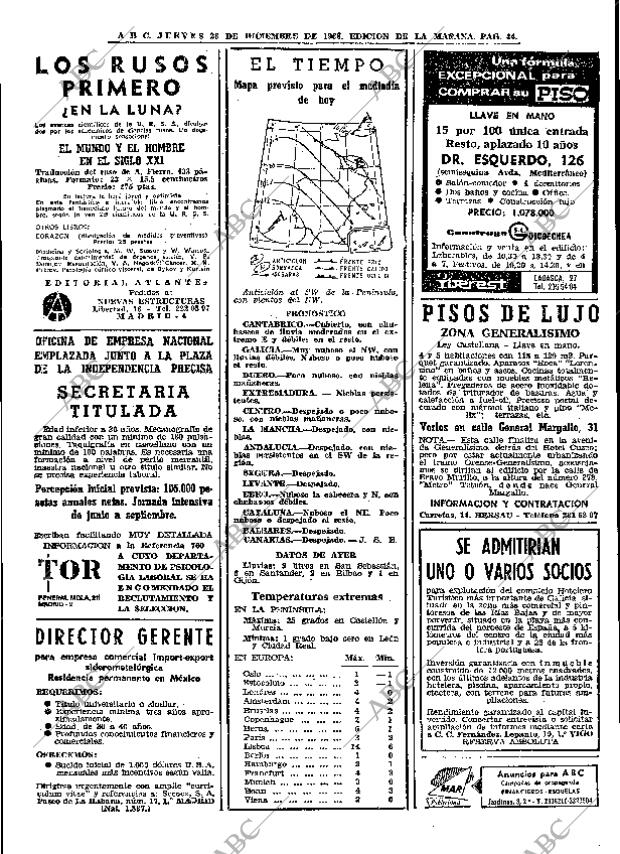 ABC MADRID 26-12-1968 página 66
