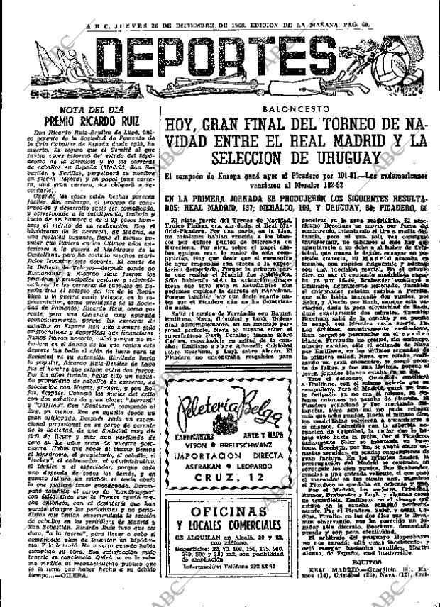 ABC MADRID 26-12-1968 página 91