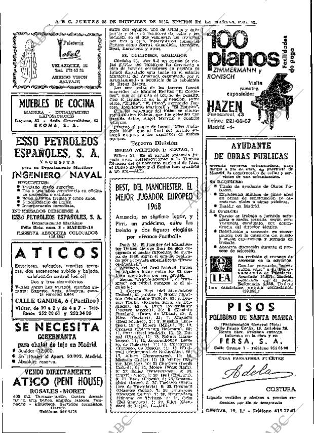 ABC MADRID 26-12-1968 página 94