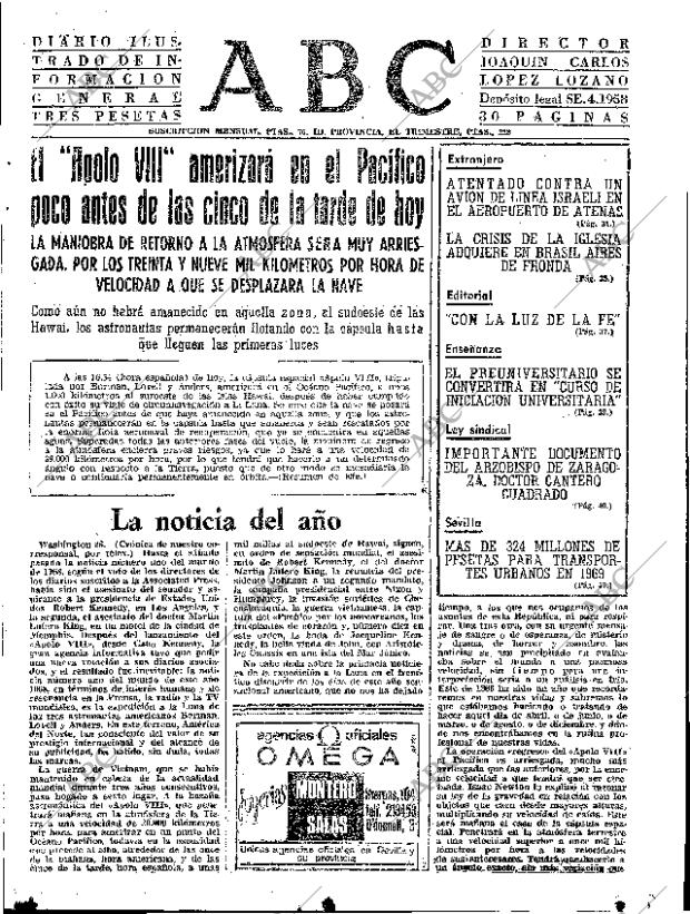 ABC SEVILLA 27-12-1968 página 31