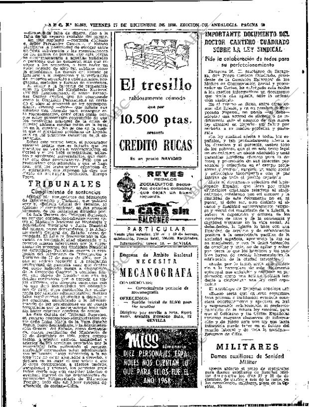 ABC SEVILLA 27-12-1968 página 40