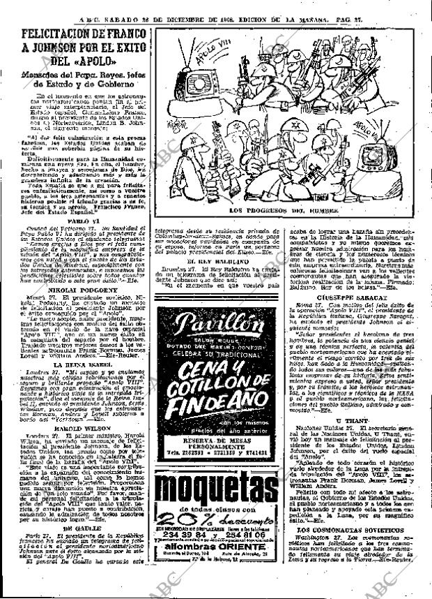 ABC MADRID 28-12-1968 página 45