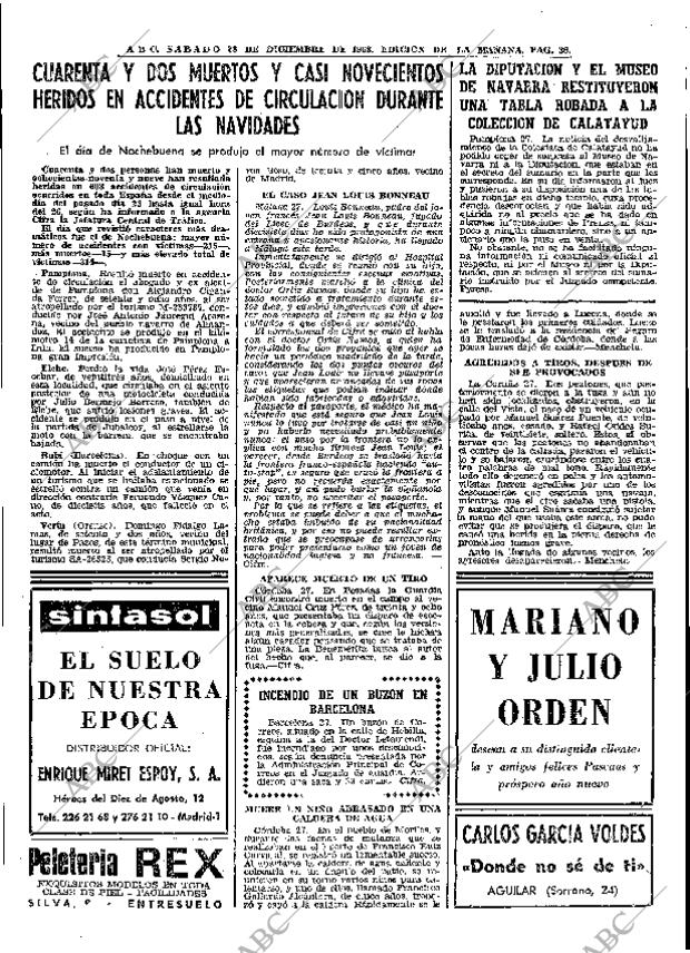 ABC MADRID 28-12-1968 página 54