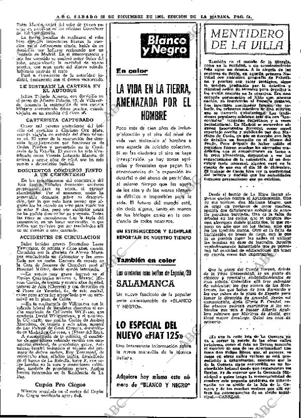 ABC MADRID 28-12-1968 página 69
