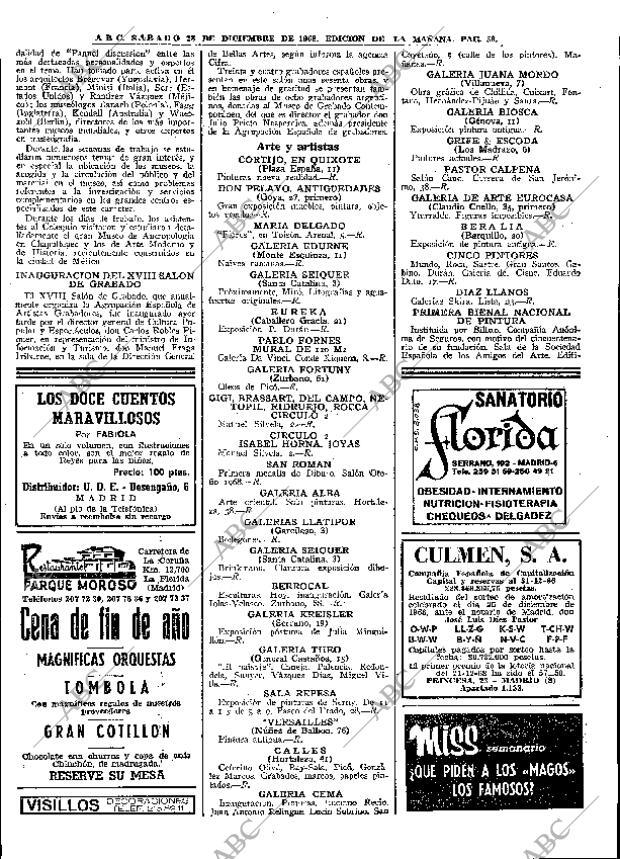 ABC MADRID 28-12-1968 página 74