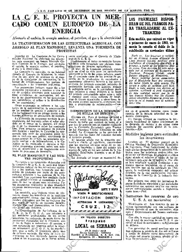 ABC MADRID 28-12-1968 página 79