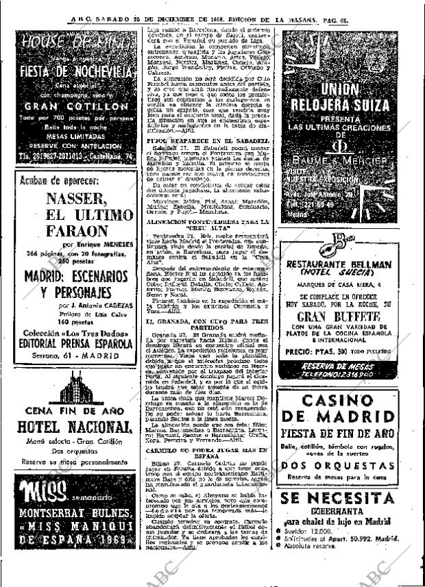 ABC MADRID 28-12-1968 página 84