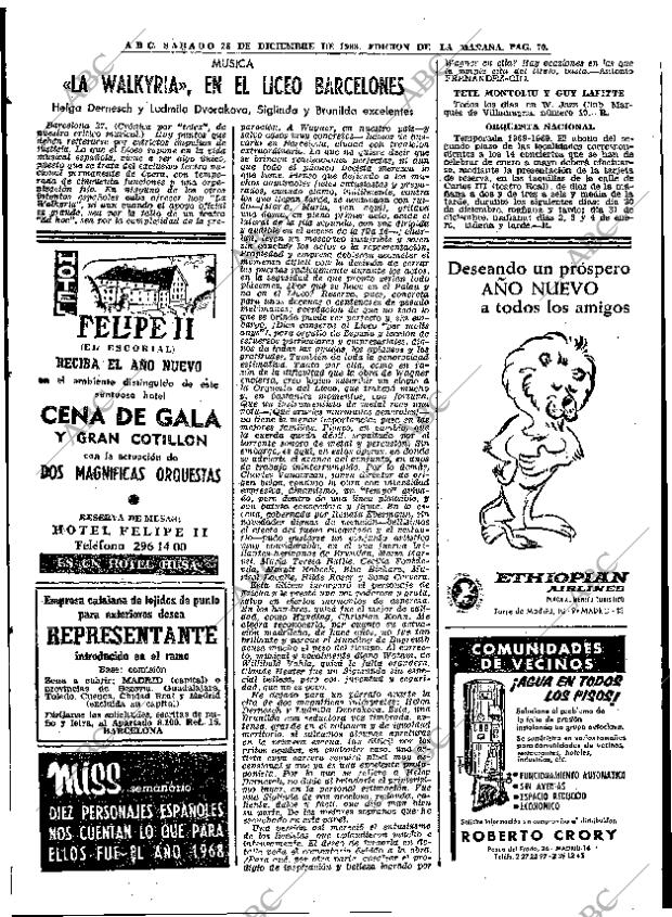 ABC MADRID 28-12-1968 página 88