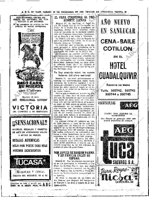 ABC SEVILLA 28-12-1968 página 42