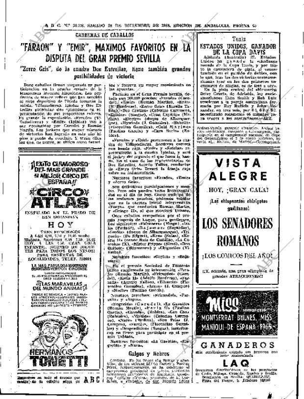 ABC SEVILLA 28-12-1968 página 65