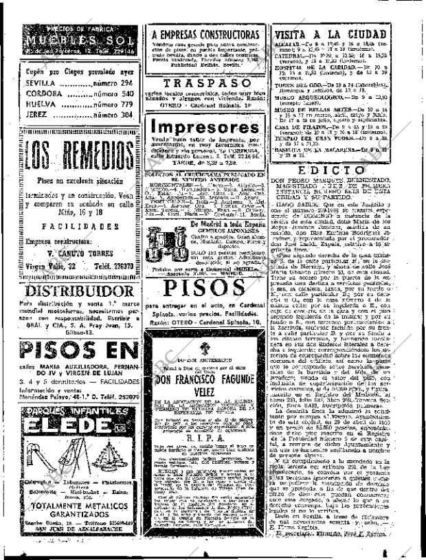 ABC SEVILLA 28-12-1968 página 77