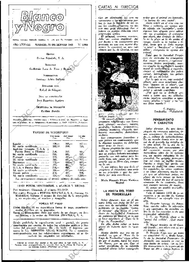 BLANCO Y NEGRO MADRID 28-12-1968 página 4