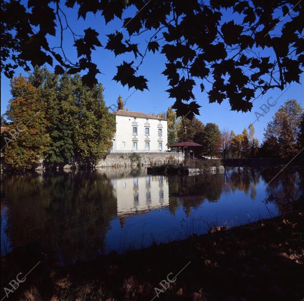 Vista del Jardín Histórico El Bosque en Béjar