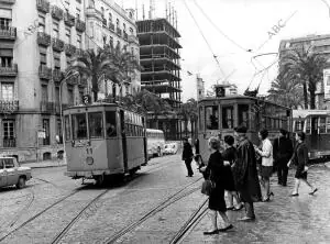 Paso del tranvía por las Calles de Alicante