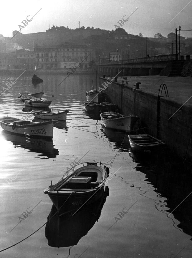 Vista parcial del puerto de Ribadesella (Asturias)