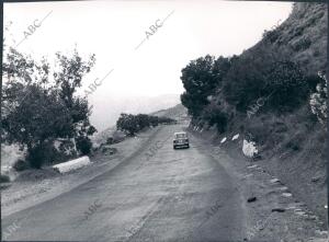 Una carretera cerca de Granada