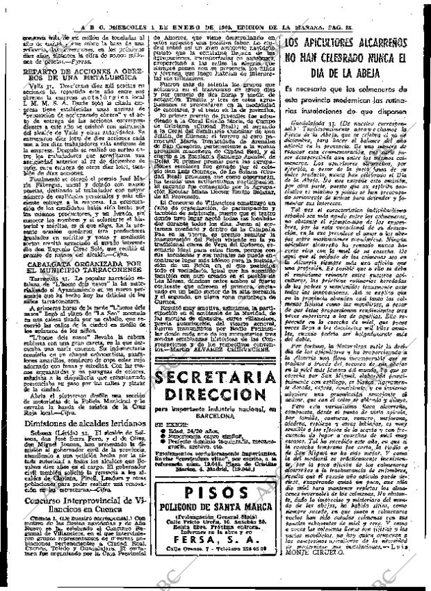 ABC MADRID 01-01-1969 página 28