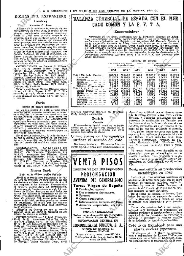 ABC MADRID 01-01-1969 página 45