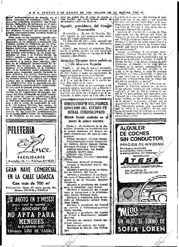 ABC MADRID 02-01-1969 página 22