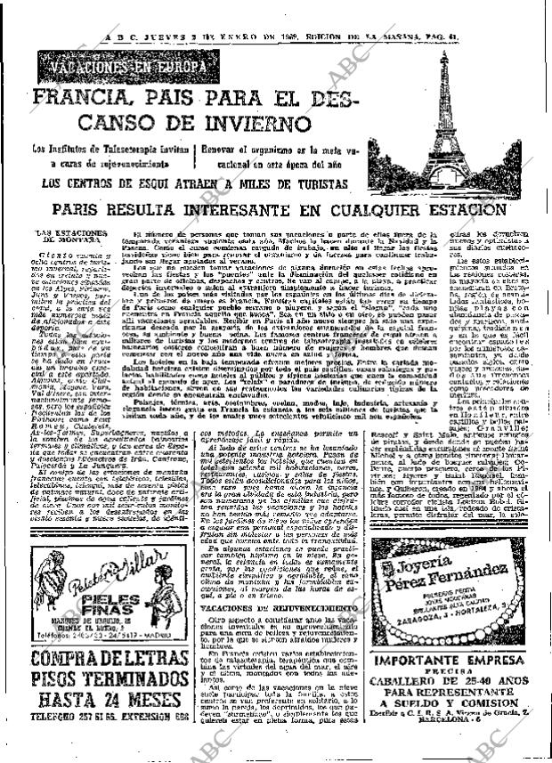 ABC MADRID 02-01-1969 página 41