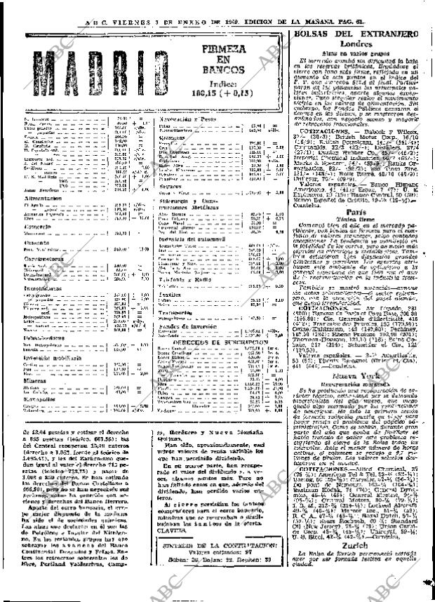 ABC MADRID 03-01-1969 página 61