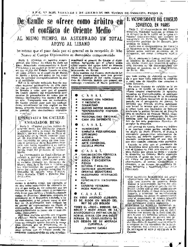 ABC SEVILLA 03-01-1969 página 19