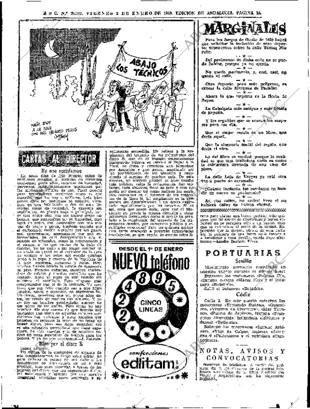 ABC SEVILLA 03-01-1969 página 35