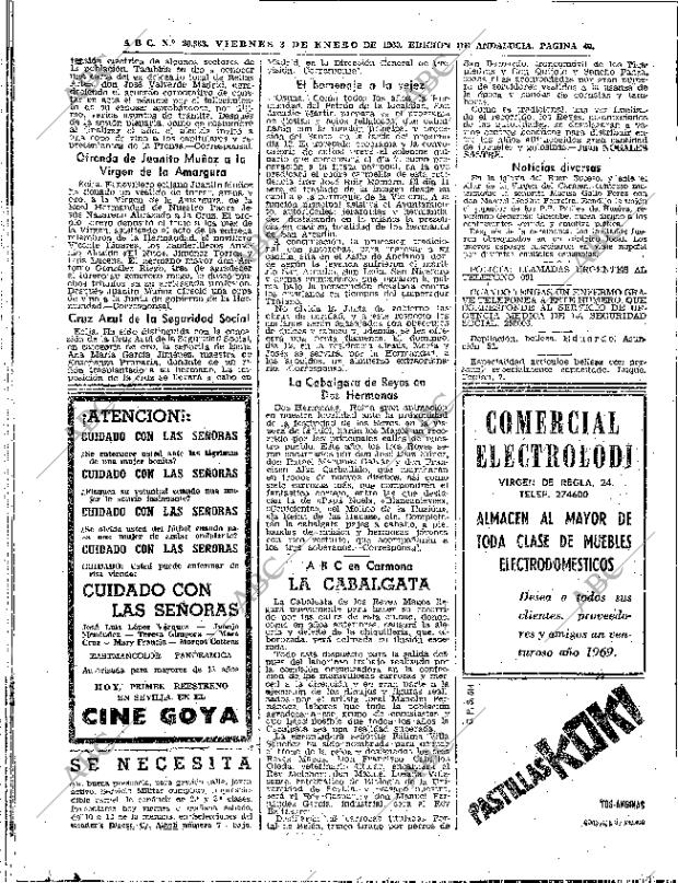 ABC SEVILLA 03-01-1969 página 40