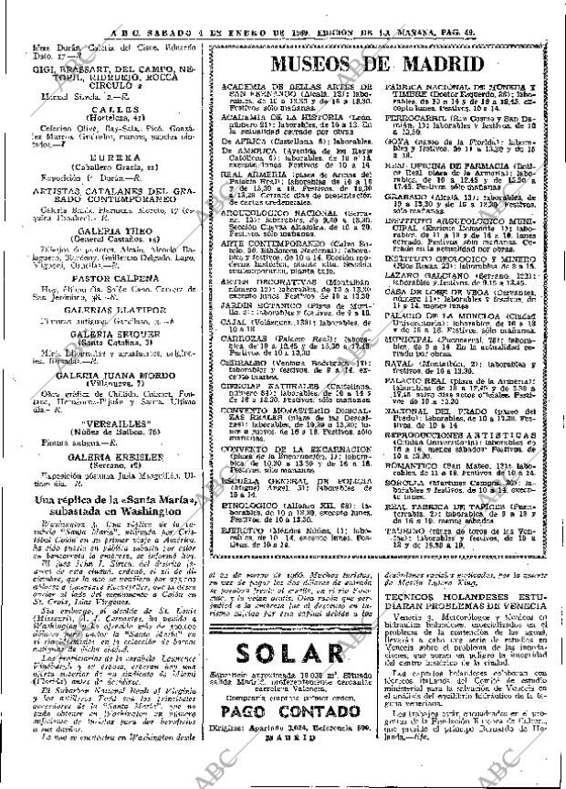 ABC MADRID 04-01-1969 página 49
