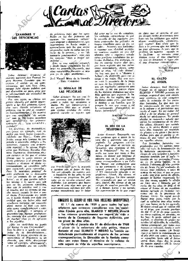 BLANCO Y NEGRO MADRID 04-01-1969 página 3
