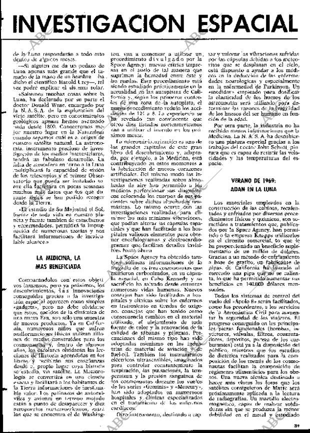 BLANCO Y NEGRO MADRID 04-01-1969 página 31