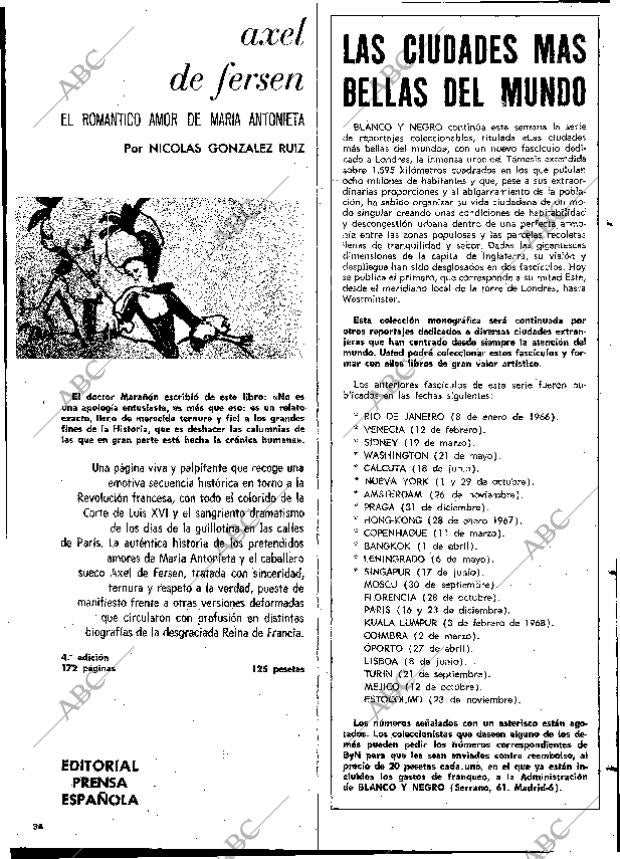BLANCO Y NEGRO MADRID 04-01-1969 página 34