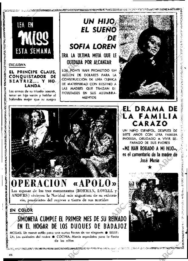 BLANCO Y NEGRO MADRID 04-01-1969 página 66