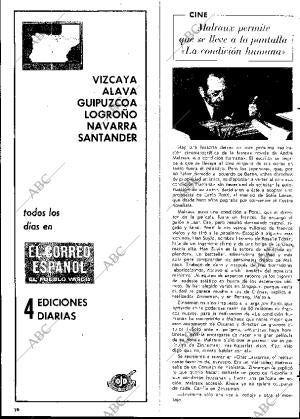 BLANCO Y NEGRO MADRID 04-01-1969 página 74