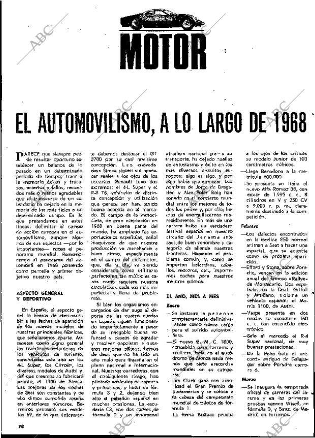 BLANCO Y NEGRO MADRID 04-01-1969 página 76