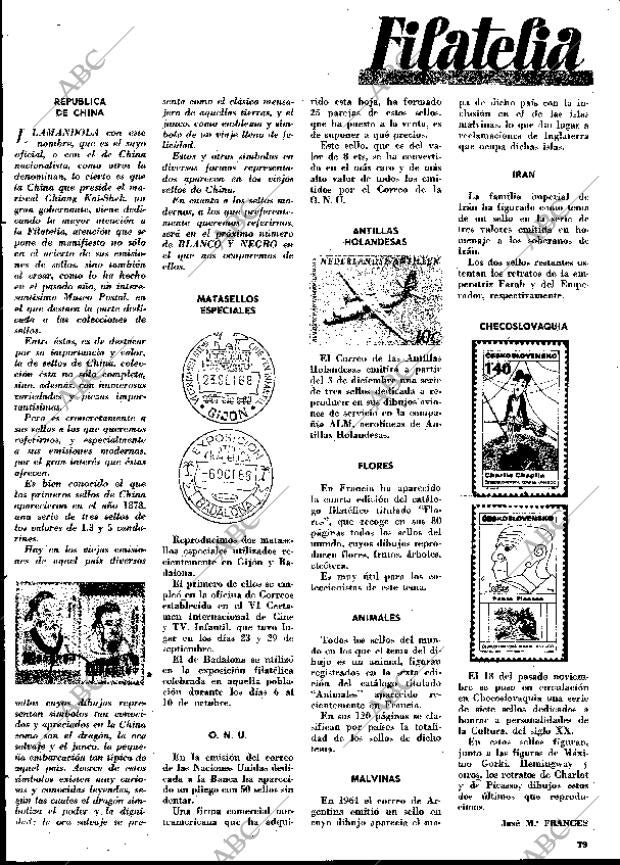 BLANCO Y NEGRO MADRID 04-01-1969 página 79