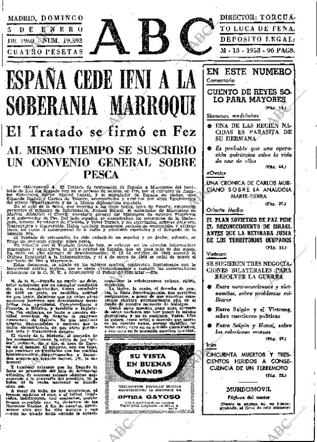 ABC MADRID 05-01-1969 página 11