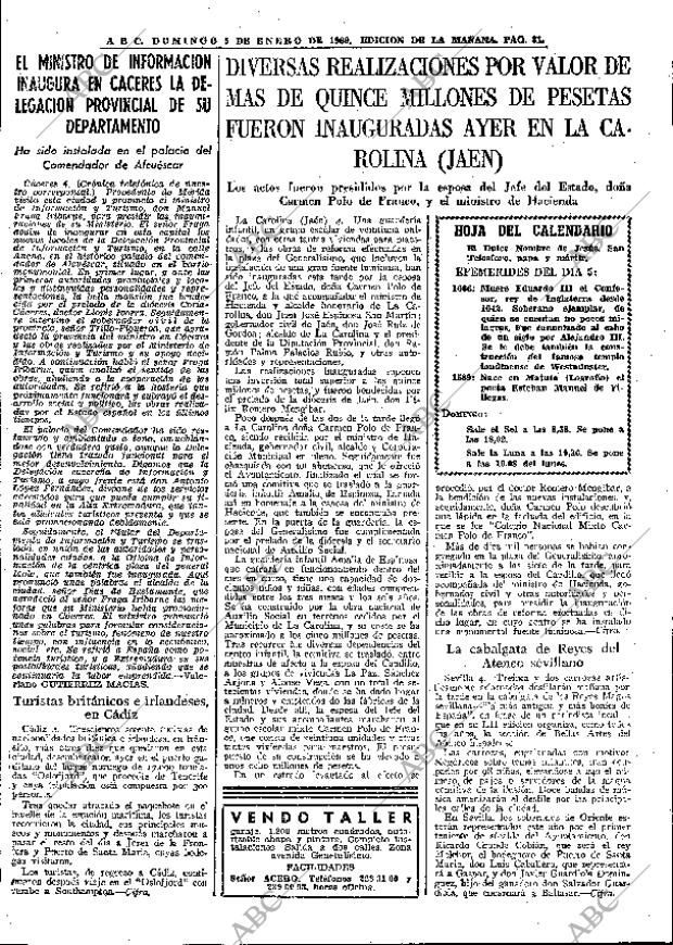 ABC MADRID 05-01-1969 página 29