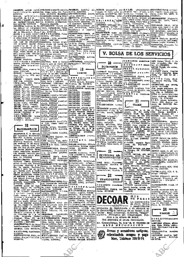 ABC MADRID 05-01-1969 página 74