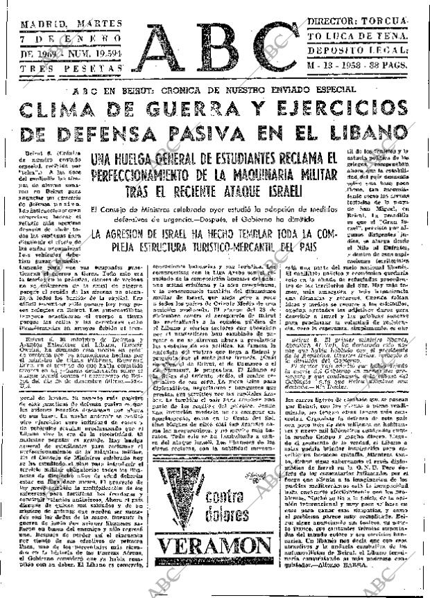 ABC MADRID 07-01-1969 página 13