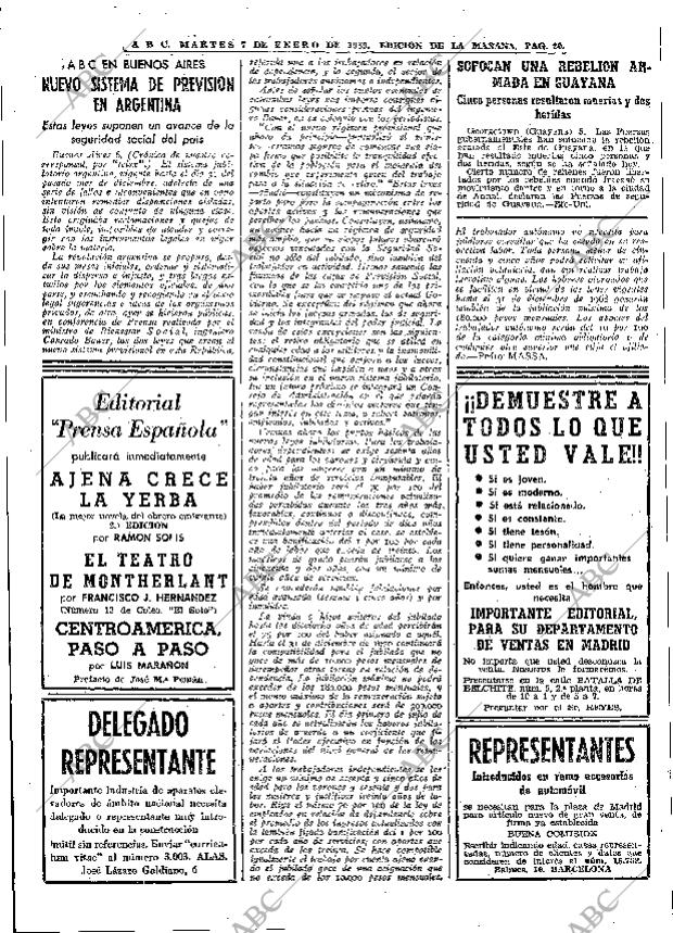 ABC MADRID 07-01-1969 página 20