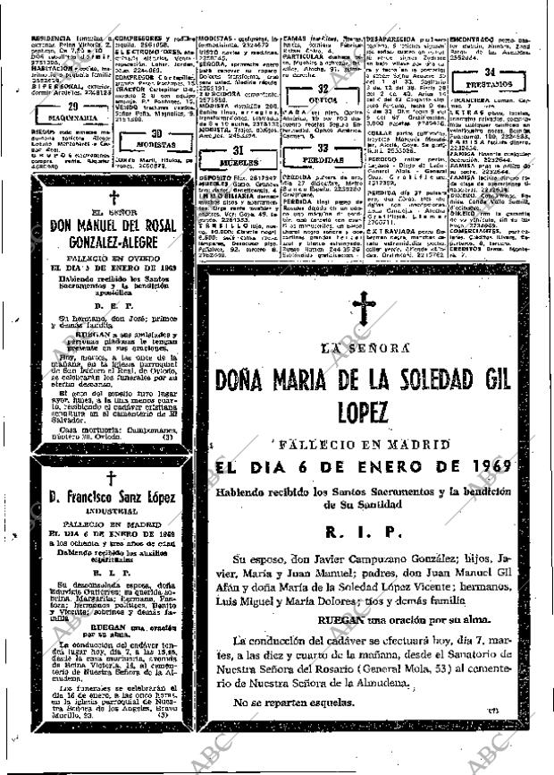 ABC MADRID 07-01-1969 página 70