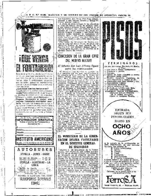 ABC SEVILLA 07-01-1969 página 26