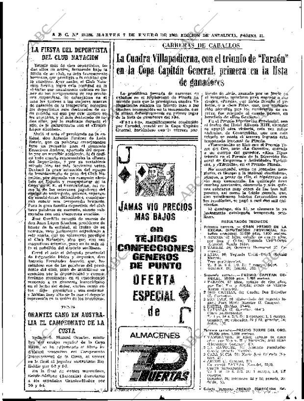 ABC SEVILLA 07-01-1969 página 51