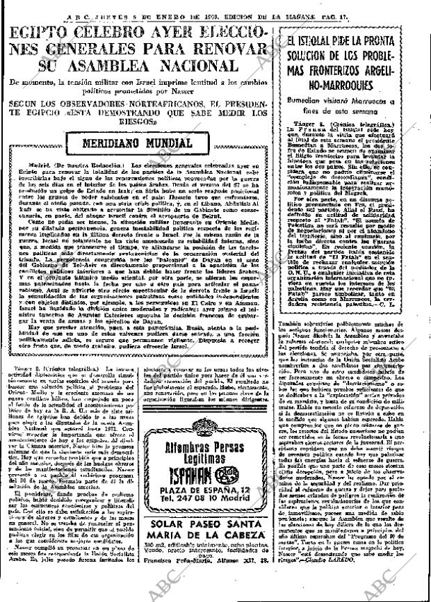 ABC MADRID 09-01-1969 página 17