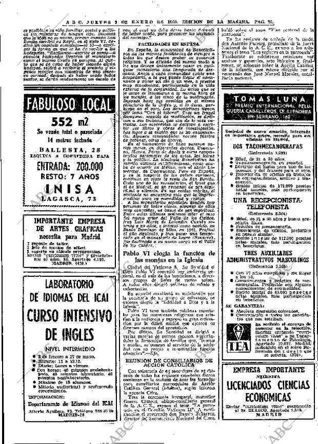 ABC MADRID 09-01-1969 página 26