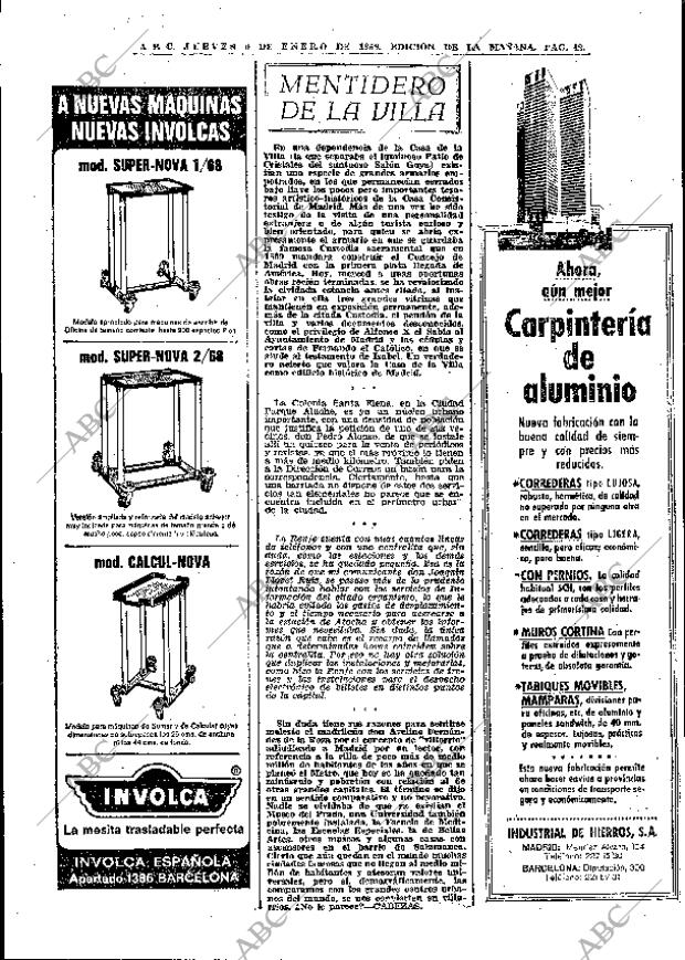 ABC MADRID 09-01-1969 página 42